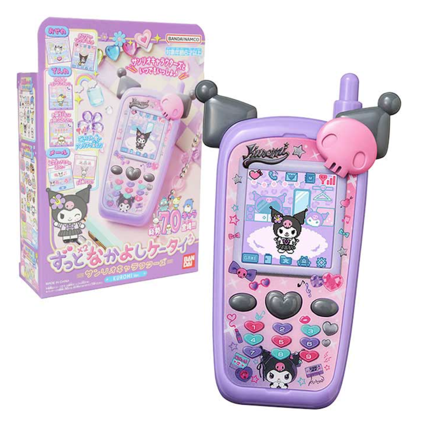 日本 2026 新版 Sanrio Tamagotchi 他媽哥池智能手機 - Kuromi