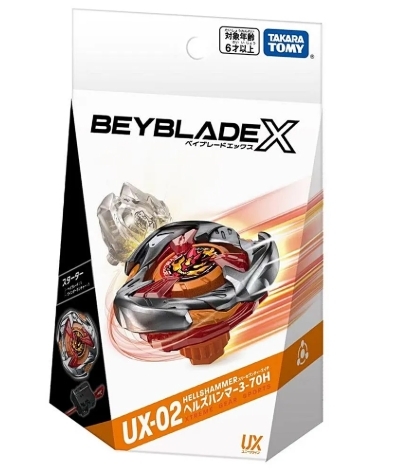 【日本限時連線代購】BEYBLADE X 戰鬥陀螺X UX-02 惡魔戰錘