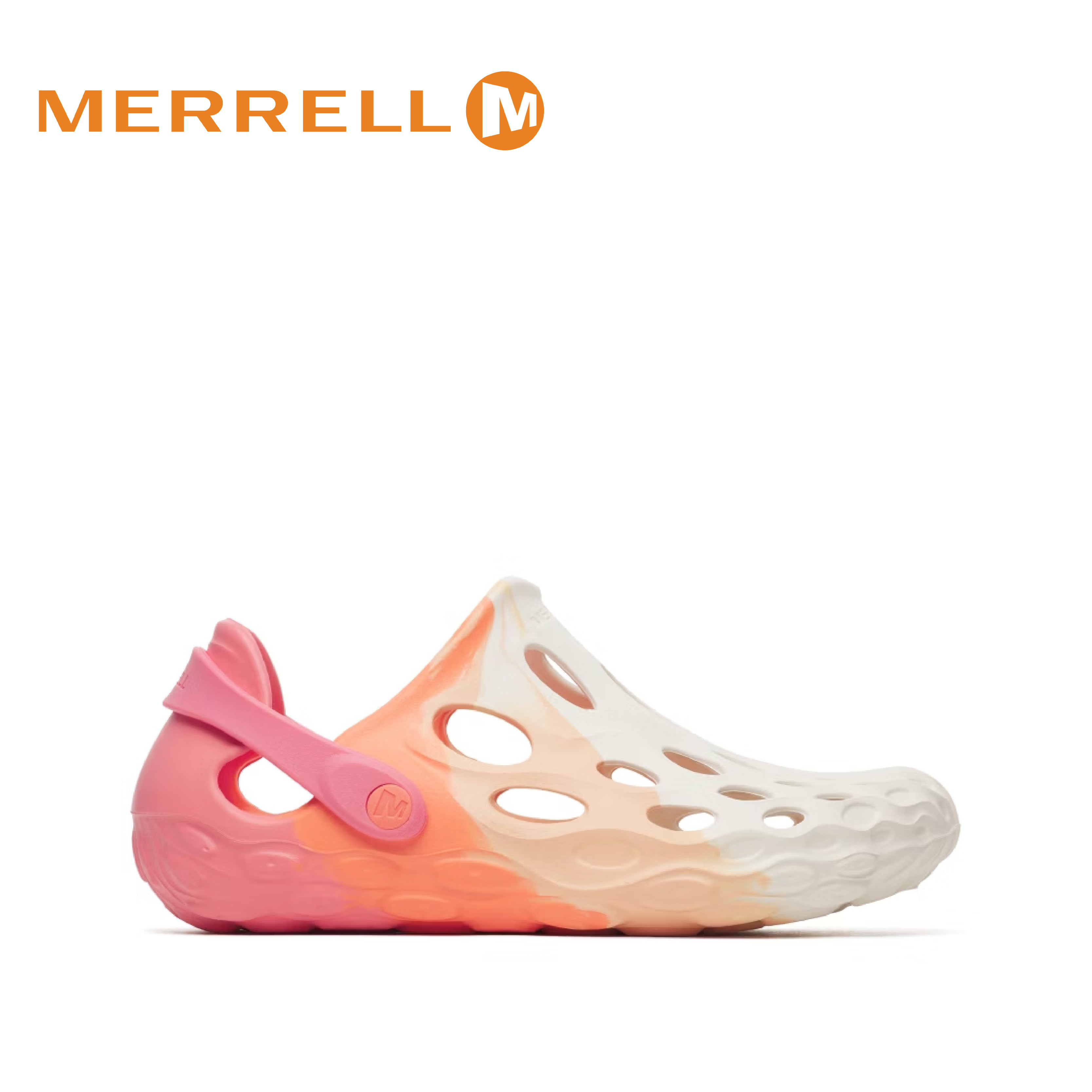 MERRELL 美國 HYDRO MOC DRIFT 水陸休閒鞋 女款 (白紅漸層) 30ML003580