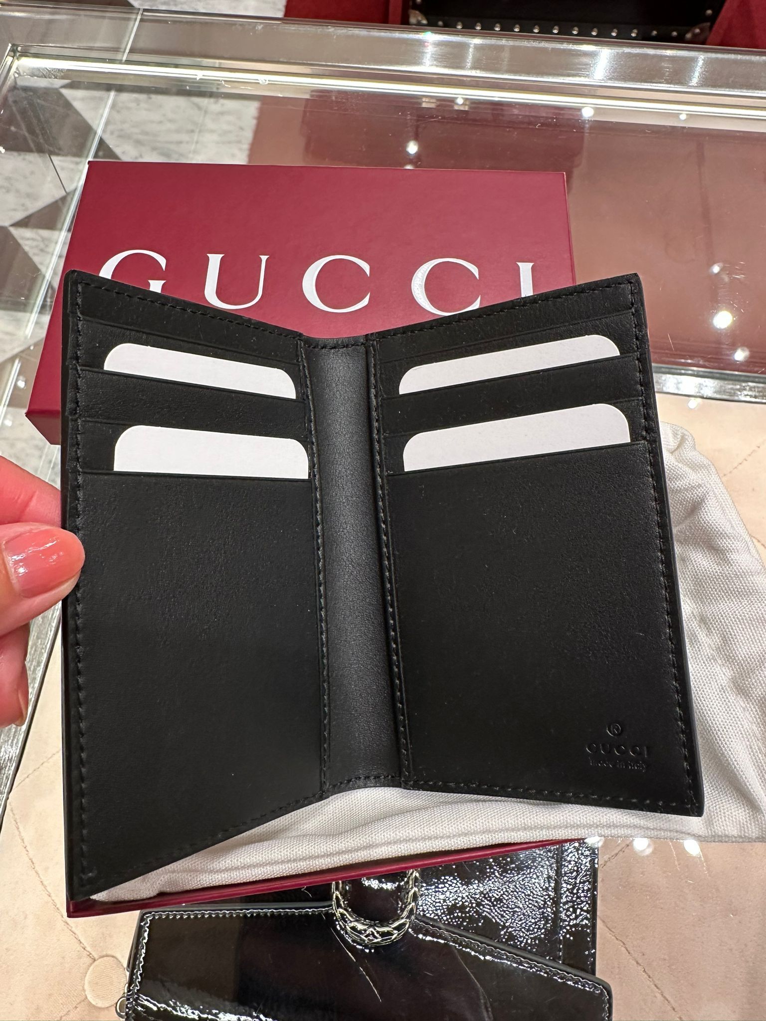 LYS01729 Gucci GG Emblem雙G卡片套