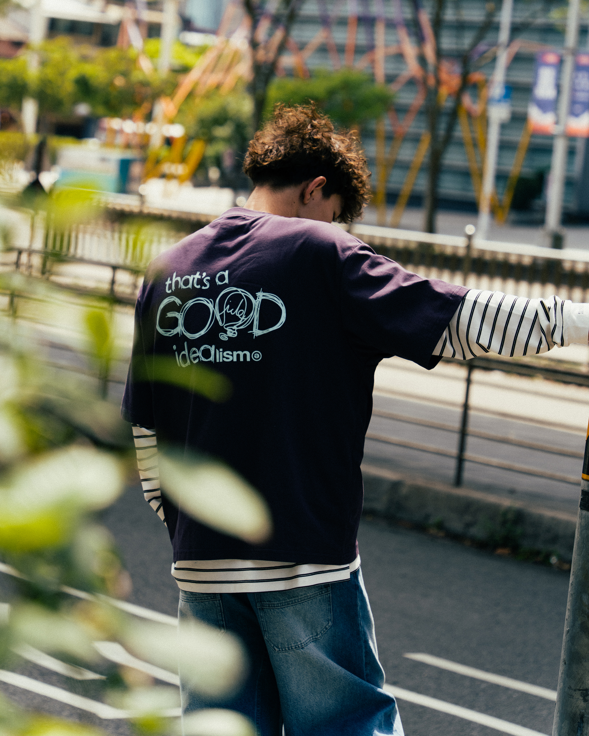 idealism Drew Tee 白色 印花 不規則 手稿 短T【ID26004-WH】