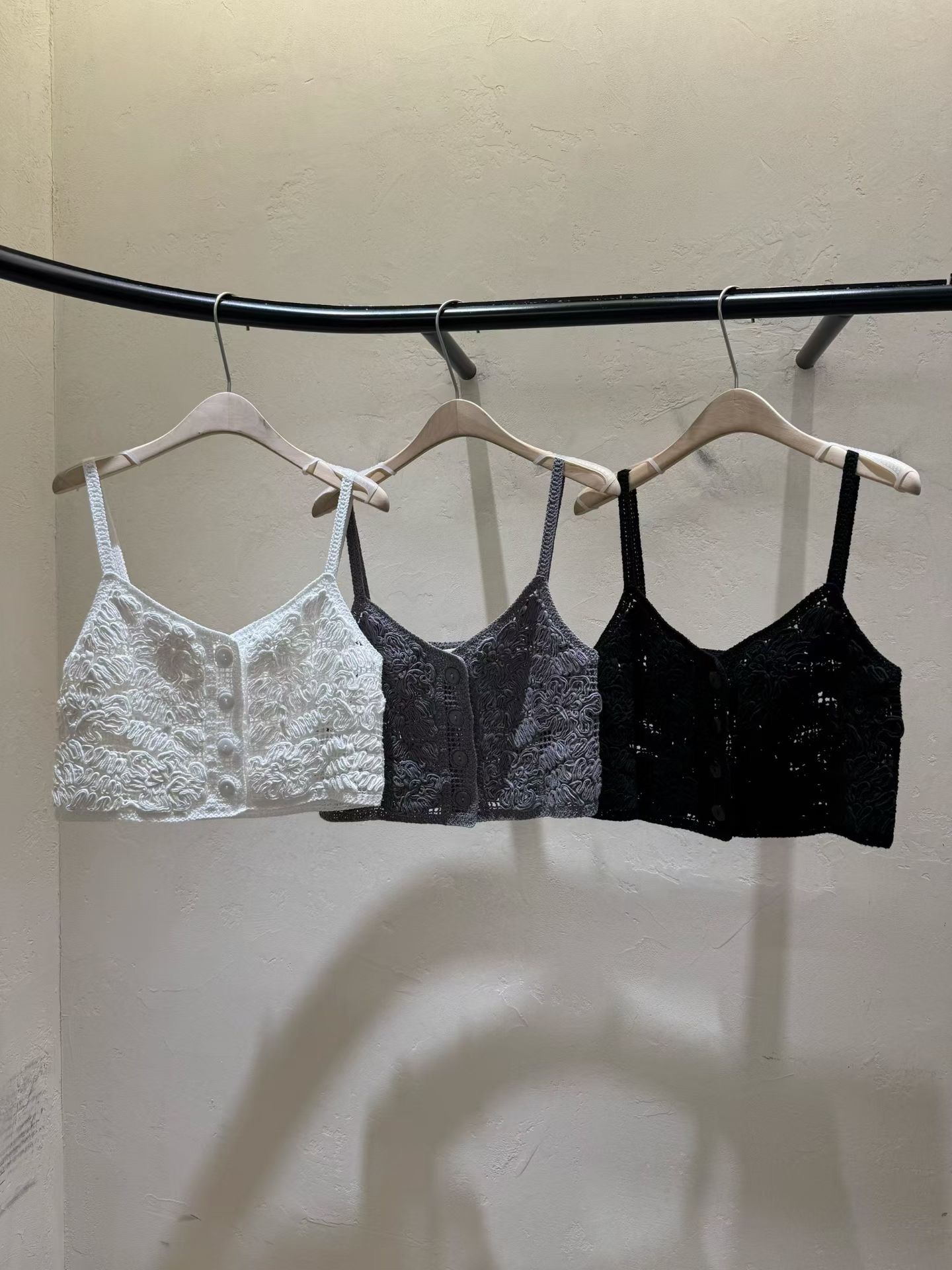 WJ2655 Flower hand knitwear