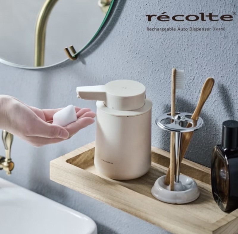 【預購】日本 Recolte．麗克特 自動感應泡泡給皂機 (廠商直寄商品)