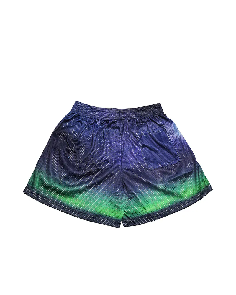 MTA AURORA MESH SHORTS 極光漸層網布短褲 M26SBS4