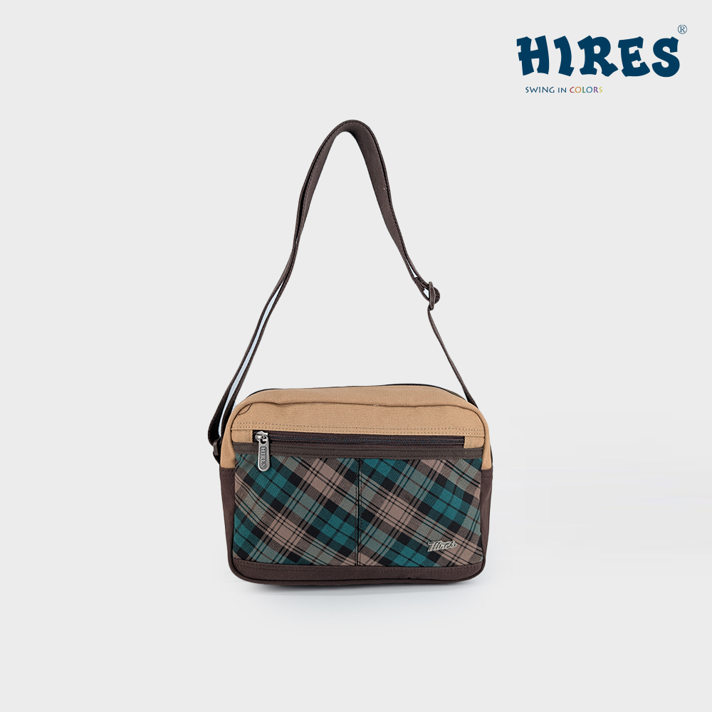 【 HIRES 】格子乖乖系列 斜背包