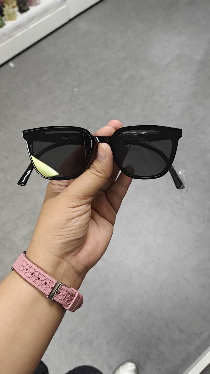 [S] RECLOW EYEW WIRWIR SUNGLASS BLACK, SZZ1142 (SZZ1142)