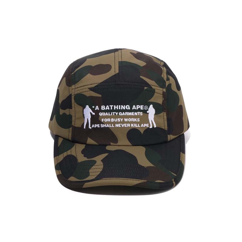 BAPE 1st Camo Jet Cap 猿人 迷彩 帽子 綠色 1L30180008-GN [台灣現貨]