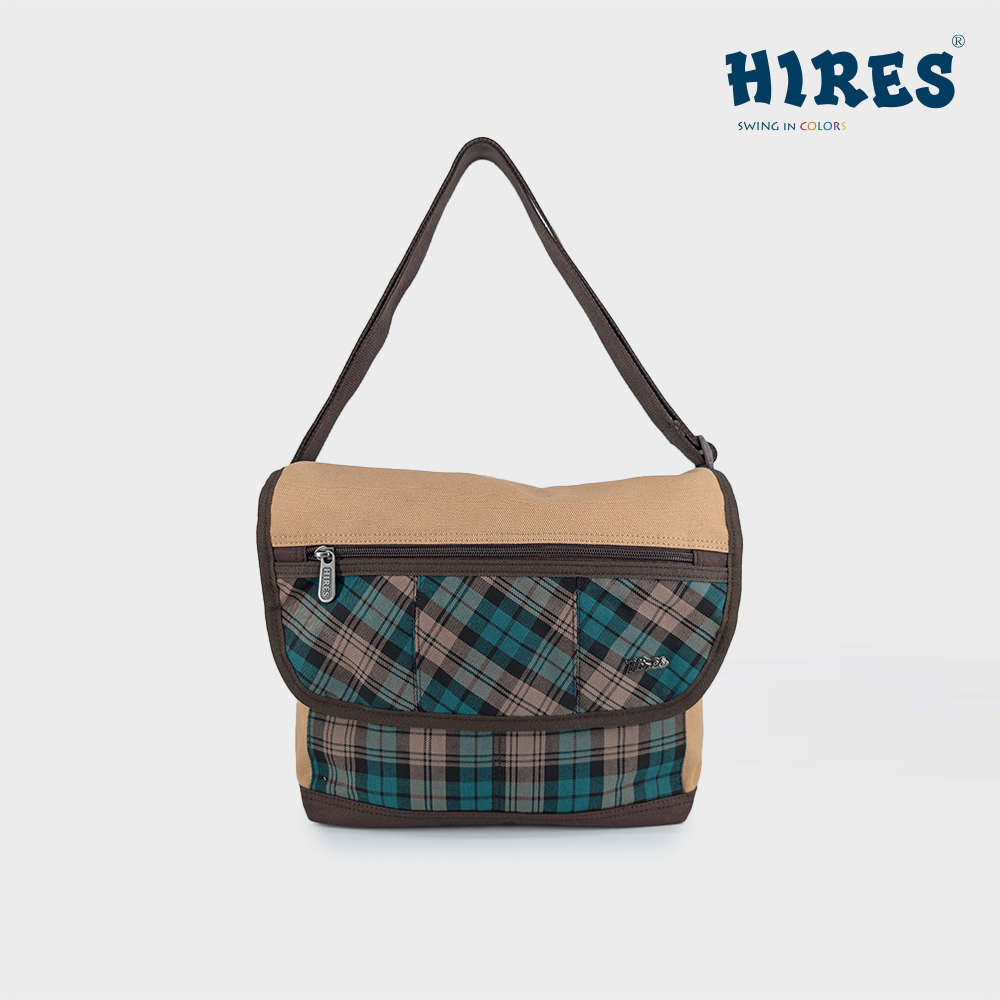 【 HIRES 】格子乖乖系列 郵差包