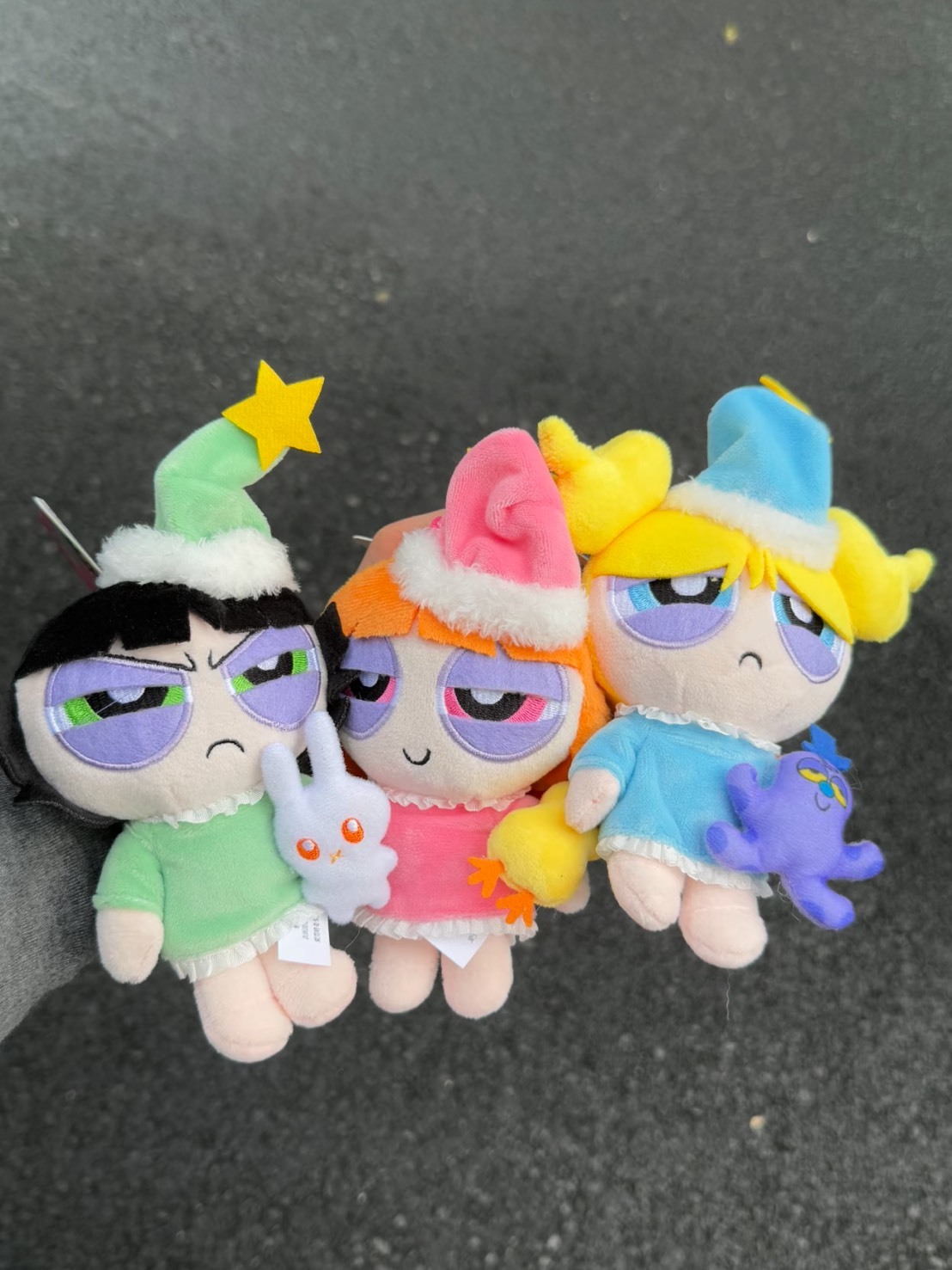 正版授權 飛天小女警 早安款 毛絨掛件