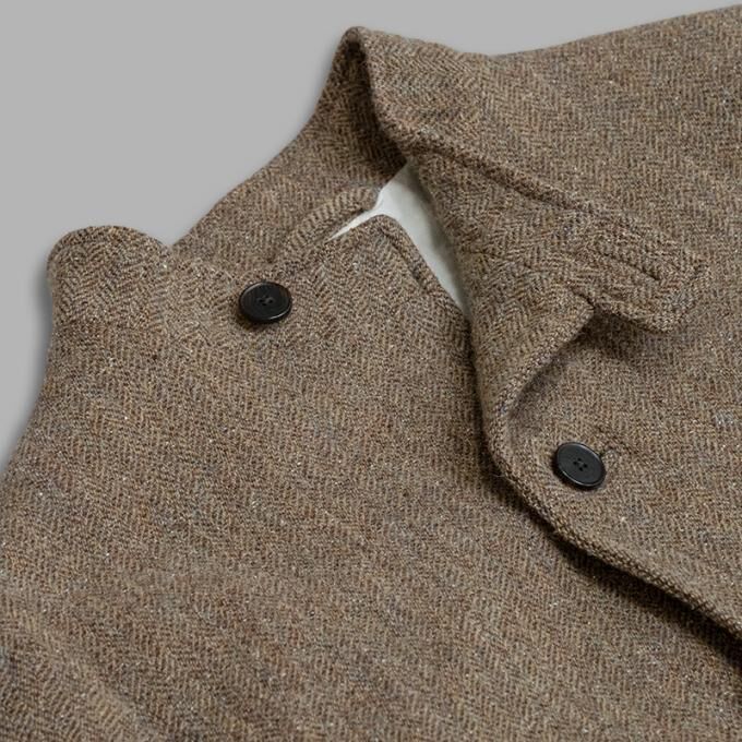 LAST PCS: A.PRESSE TWEED HUNTING JACKET - BROWN SIZE 1 PRE ORDER ITEM (預訂中)