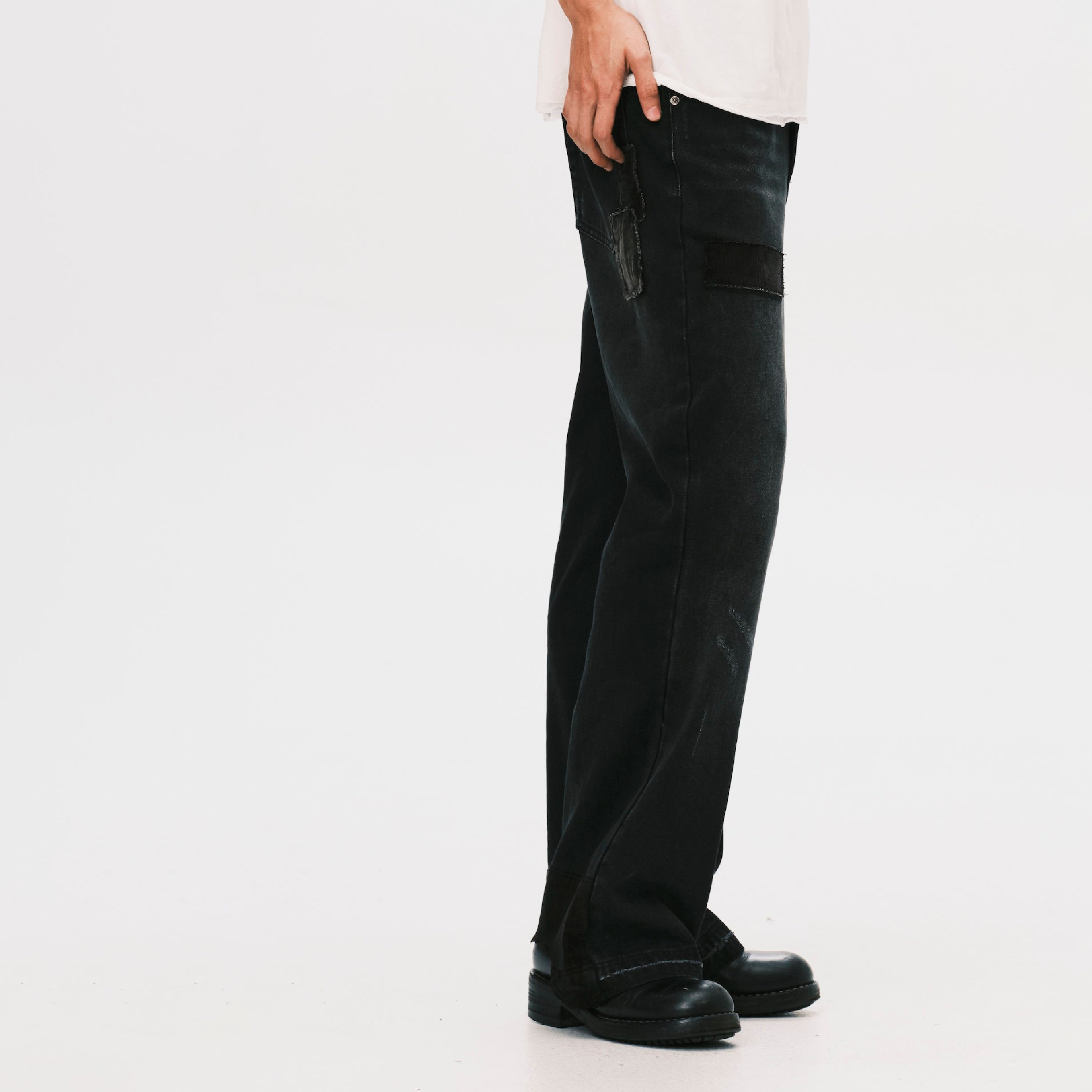 ANOWHEREMAN Patwork Denim Jeans