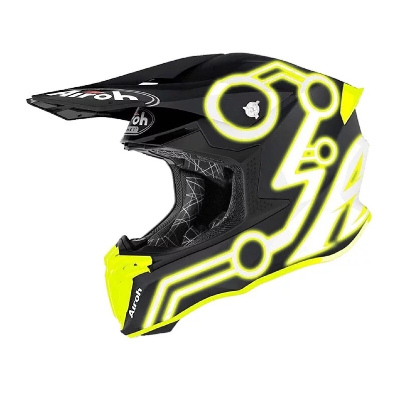 Airoh TWIST 2.0 彩繪 NEON #24 越野帽 消光黑黃