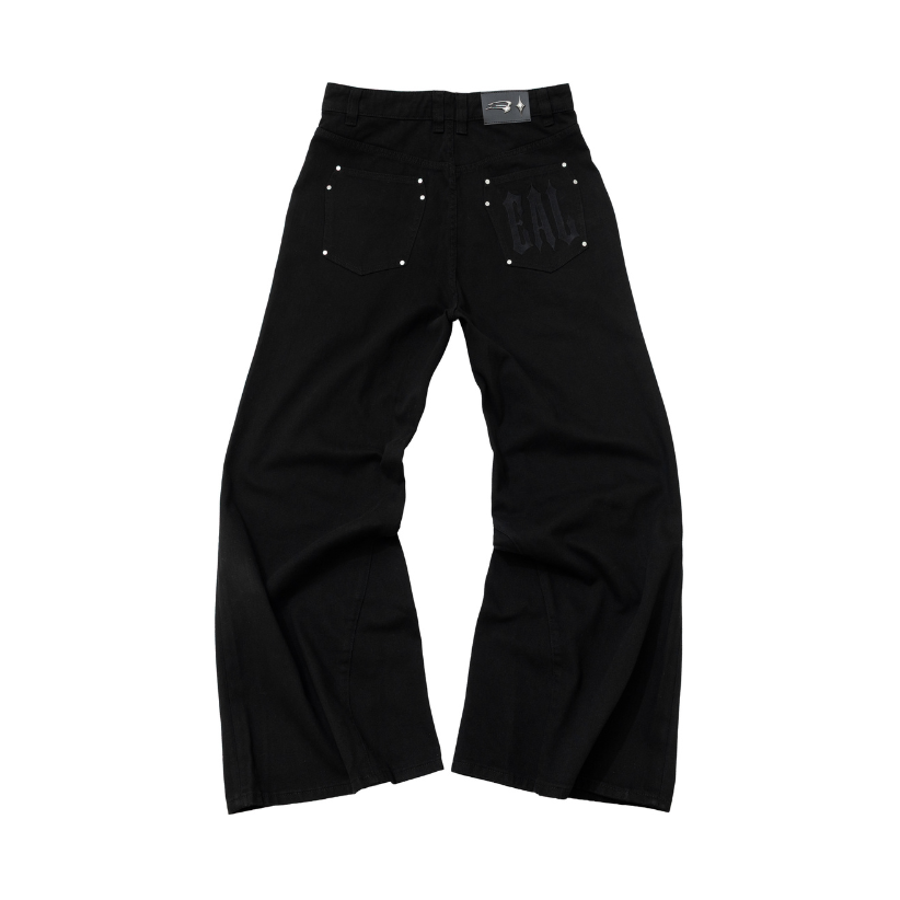 【車庫服飾】E'TREALOUEST EAL Embroidered Wide Cut Cargo