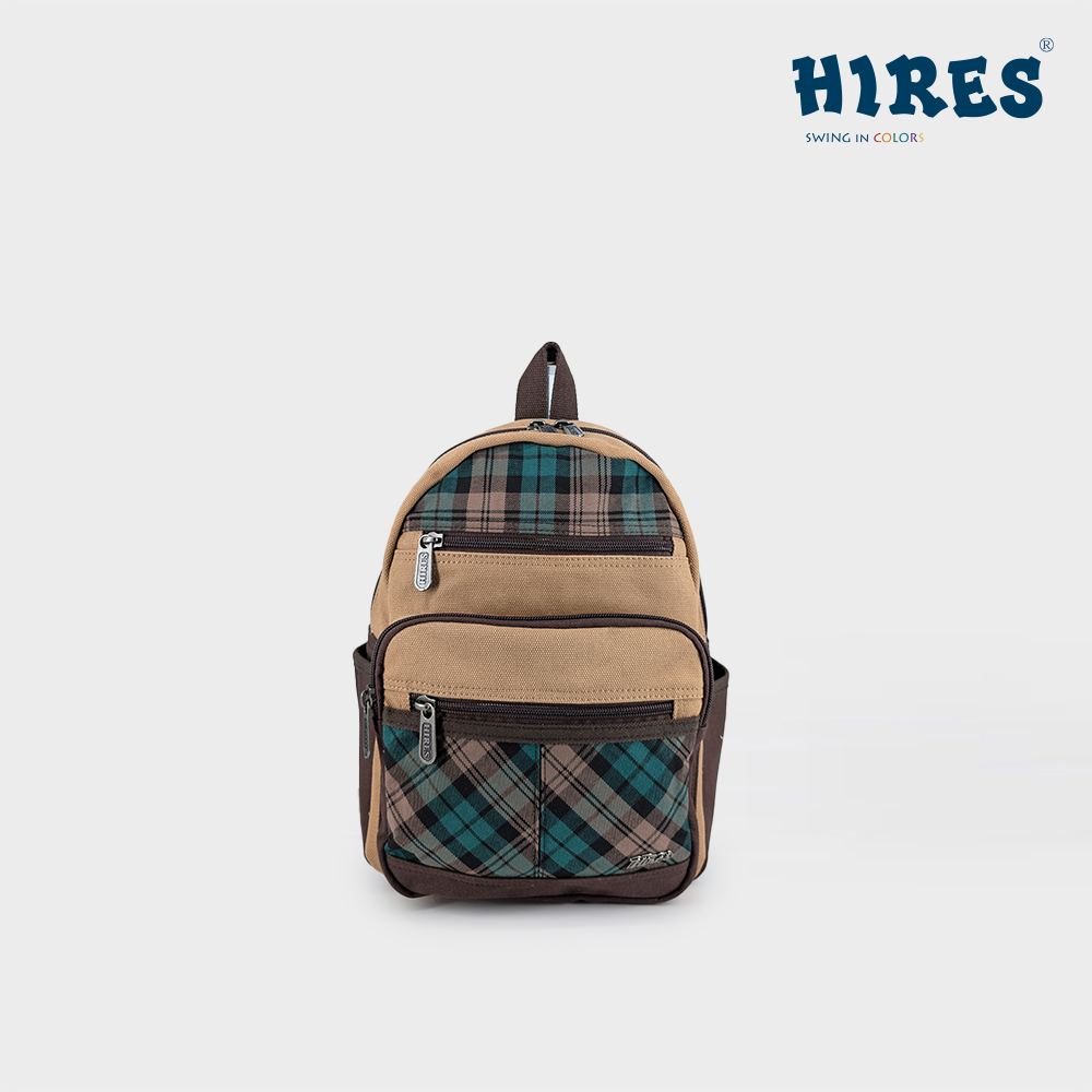 【 HIRES 】格子乖乖系列  雙肩包