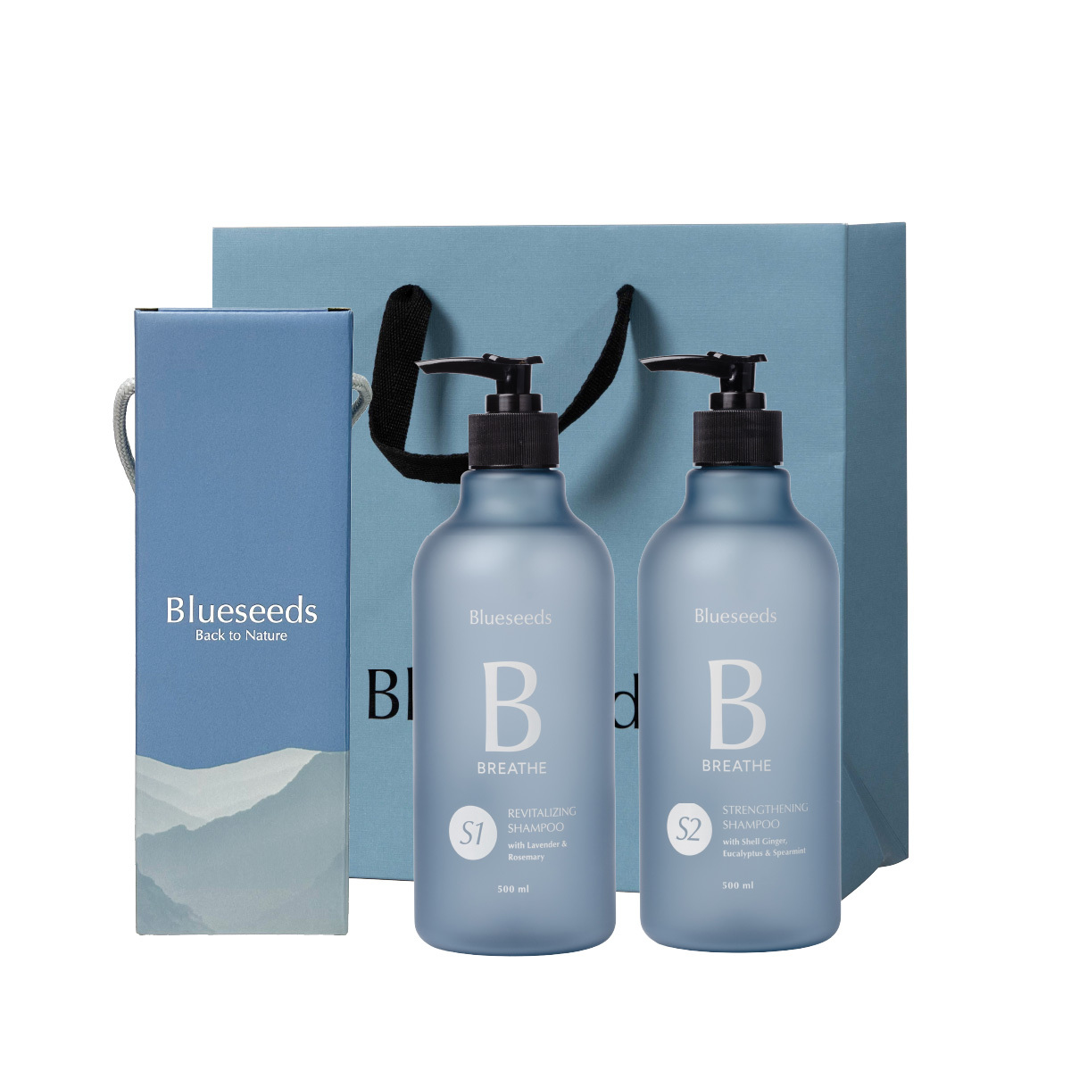 【豐盈強健組】S1薰衣草迷迭香豐盈洗髮露500ml+S2月桃尤加利薄荷強健洗髮露500ml