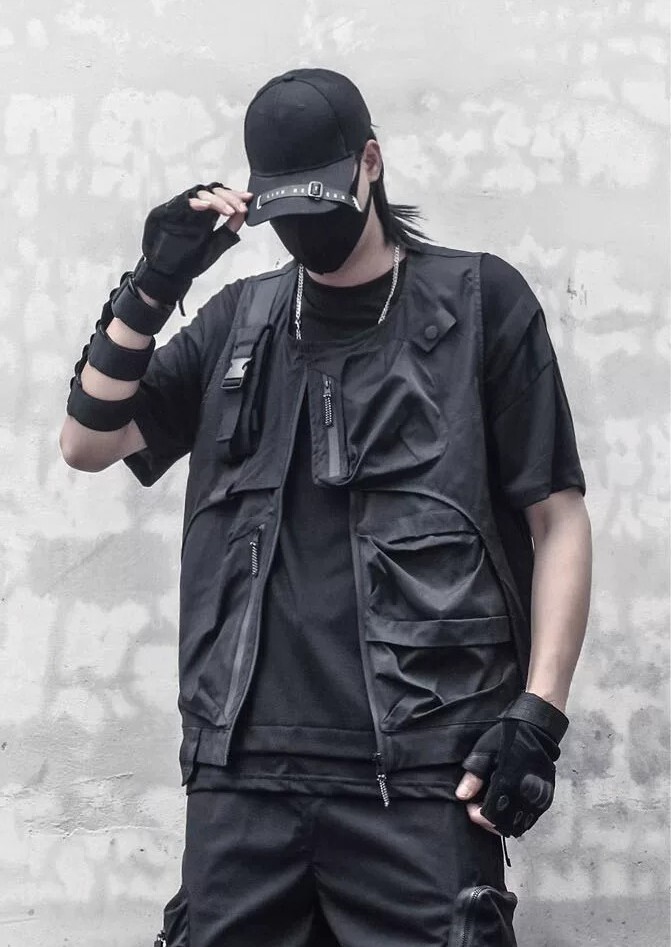 𝙏𝙀𝘾𝙃𝙒𝙀𝘼𝙍 雙色機能暗黑戰術背心