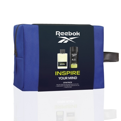 【GISH Beauty】Reebok 超越自我男性淡香水經典限量手拿盥洗包組