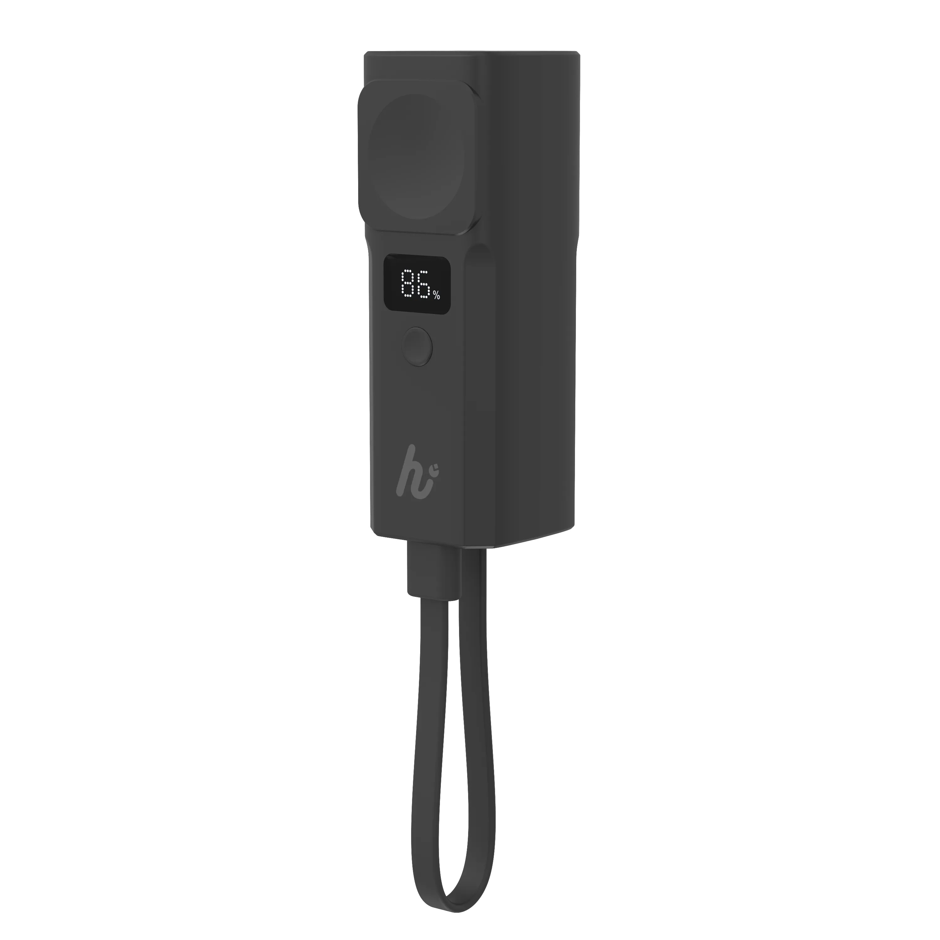 【快閃優惠】Hedonic 5000Mah PD 3.0 智能手錶充電池 (黑色/紫色)