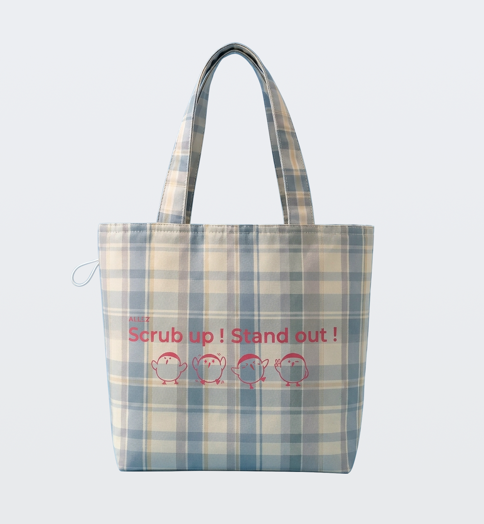 【Branded merchandise】Standout Checkered 2-Way Drink Carrier