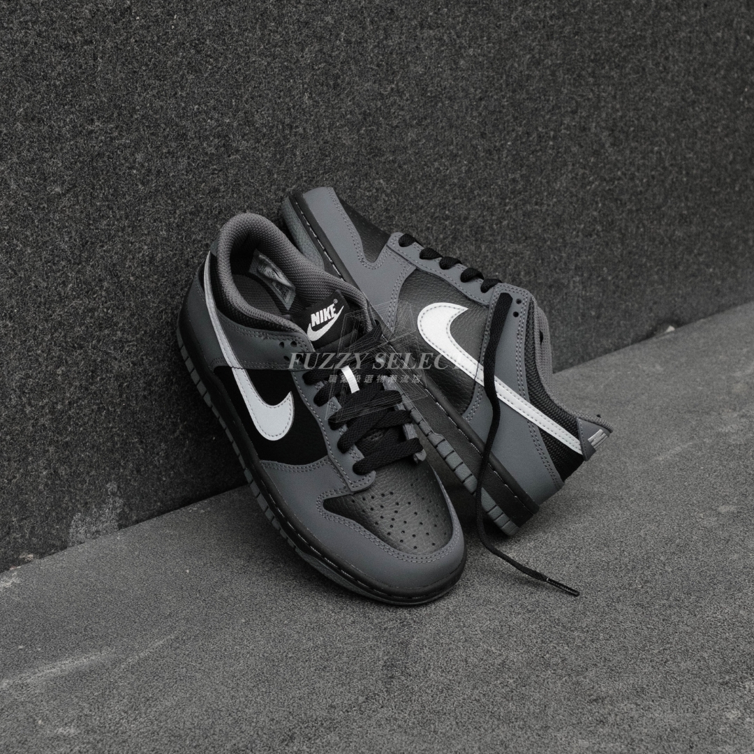 【逢甲 FUZZY】Nike Dunk Low GS "Black Reflect Silver" 荔枝皮 灰黑 國外限定 IM6028-010
