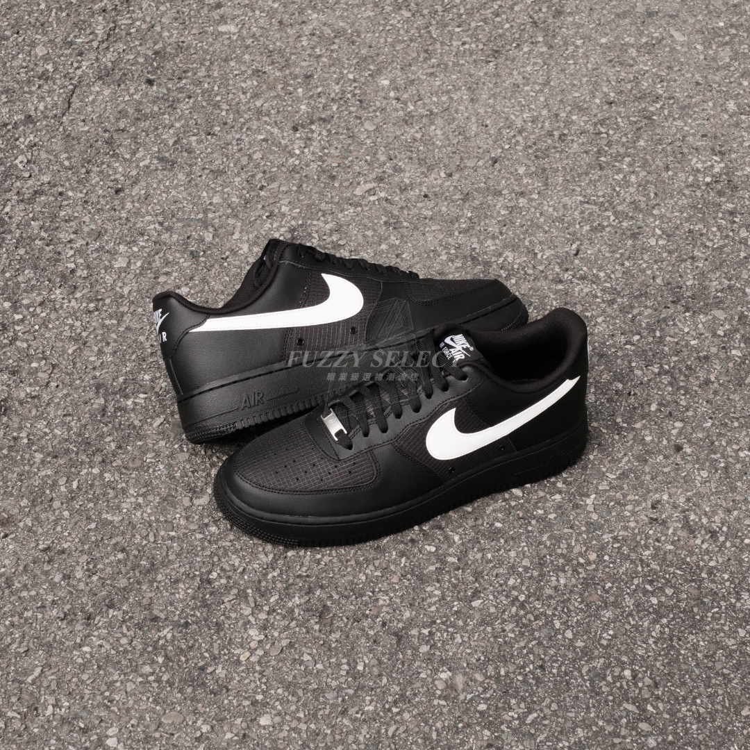 【逢甲 FUZZY】Nike Air Force 1 "Ripstop"  抗撕裂 格紋 黑白 IR0952-001