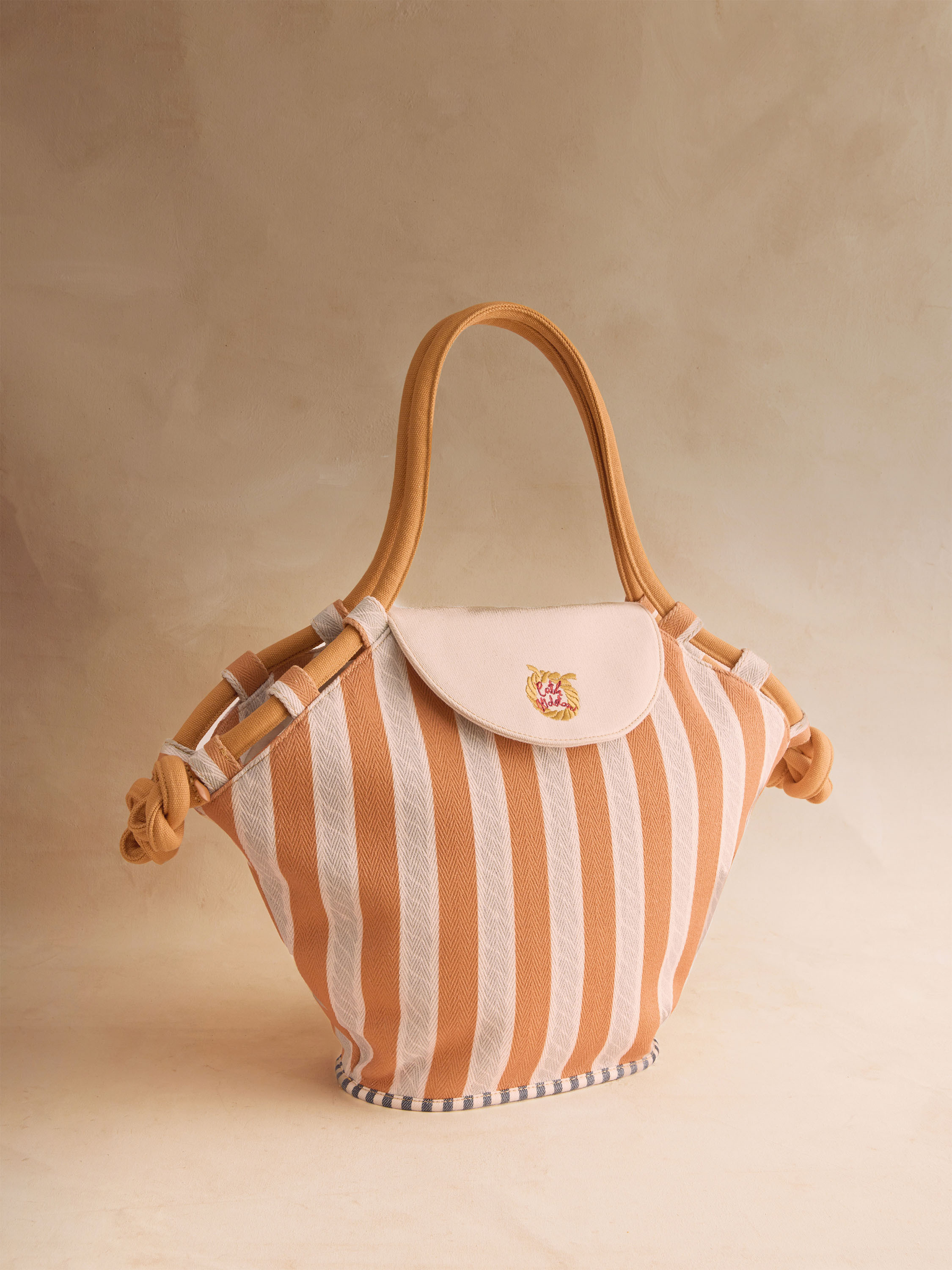 Cath Stripe 渡假風肩背包