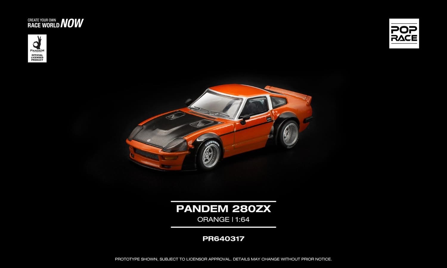 預訂 Pre Order - POPRACE PANDEM 280ZX - ORANGE    PR640317