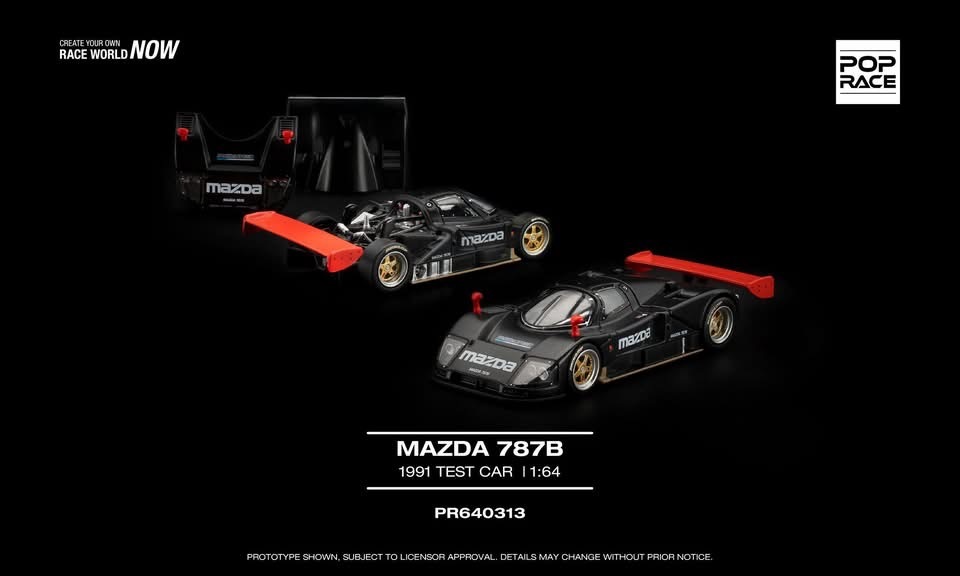 預訂 Pre Order - POPRACE MAZDA 787B 1991 TEST CAR    PR640313