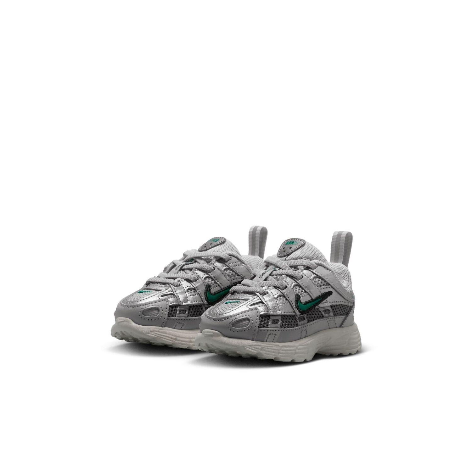 Nike P-6000 日本限定 白銀 綠色 復古 小童 中童 童鞋 IO4646-021