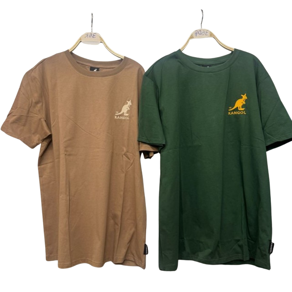 HKCG0511-009 Kangol 拼色領左胸小標Tee(65256003) 深綠 (A9S-L)