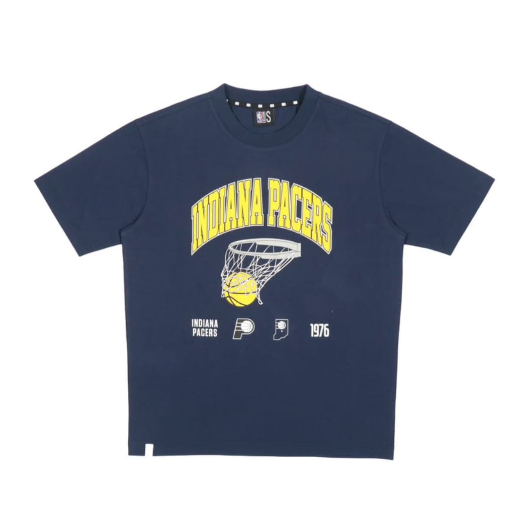 HKCG0511-040 NBA 籃球框短袖防曬Tee(35251011) 深藍-INDIANA PACERS (A40M-XL)