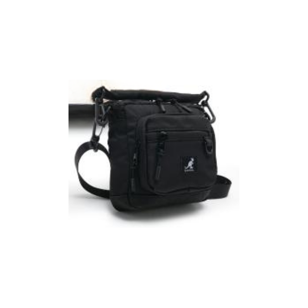 HKCG0511-046 KANGOL中間有章大背包 Shoulder Bag (64558705)黑色(20) A46