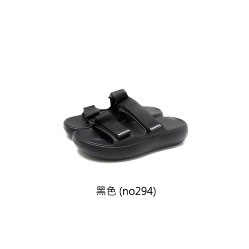 HKCG0511-056 Kangol 拖鞋(64551621)黑色 AF款