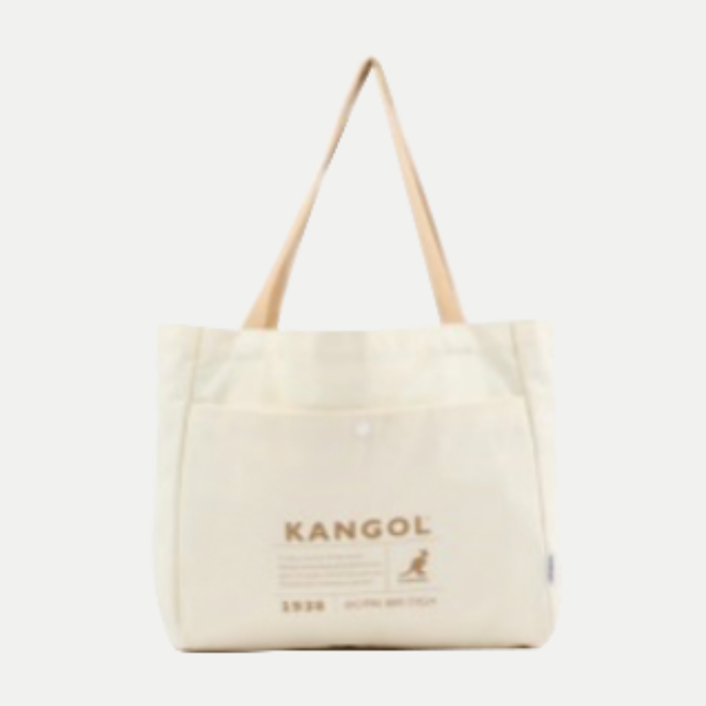 HKCG0511-050 KANGOL 中間Kangol字環保袋 (63553780)米白(01) A50