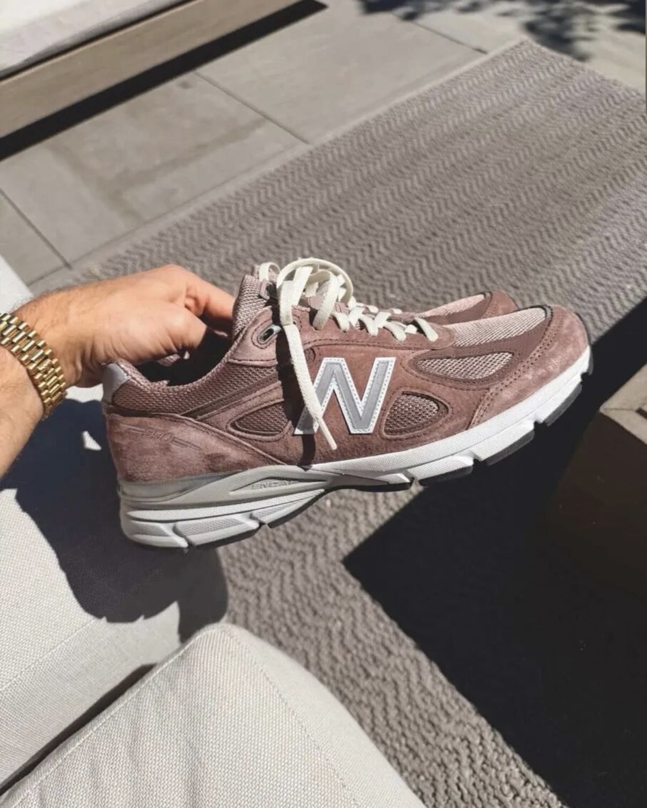 【Focus Store】預購 Kith x New Balance 990v4 Made In USA "Dusty Mauve" 粉棕色 U990TK4