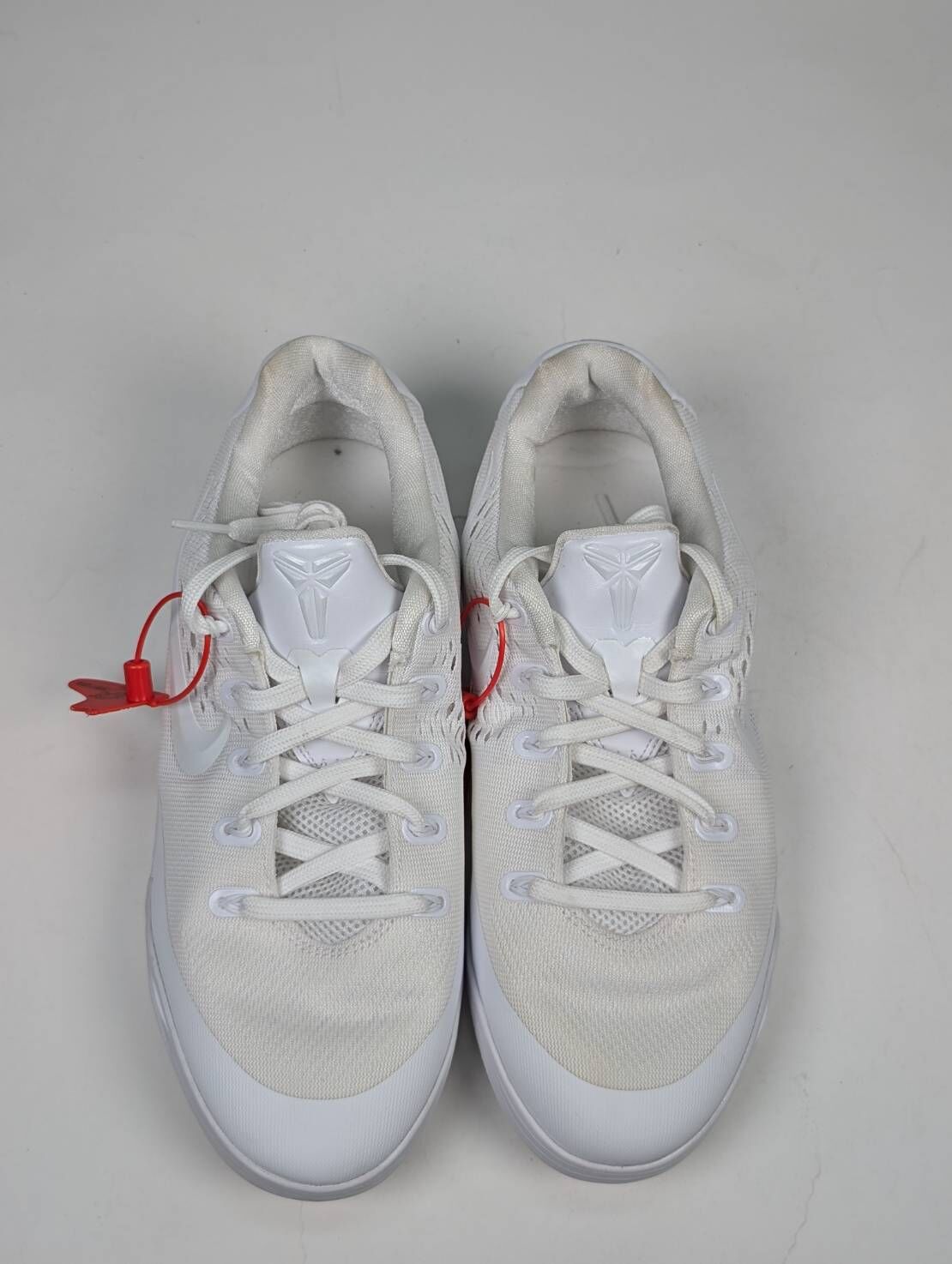 微瑕疵-左右腳髒汙色差 FV3607-100 7Y Nike Kobe 9 EM Protro GS "Halo" 曼巴 白 女鞋 大童