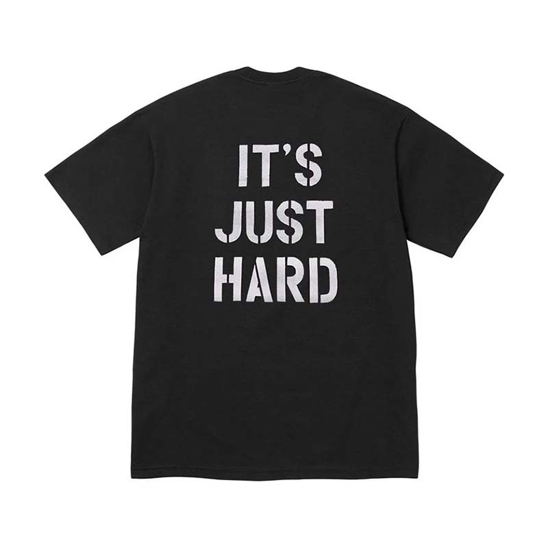 Supreme Hard Tee 文字 短袖 黑色 SS26T64-BK [台灣現貨]