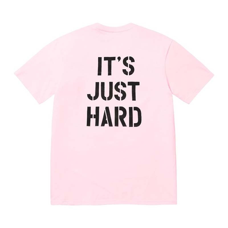 Supreme Hard Tee 文字 短袖 粉紅色 SS26T64-LK [台灣現貨]