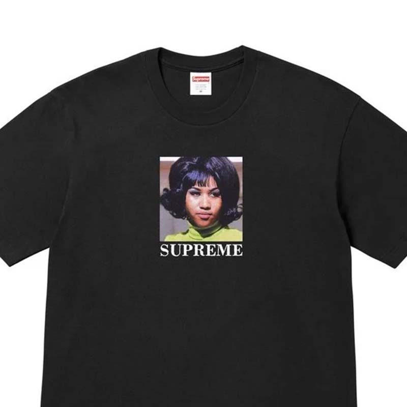 Supreme Aretha Tee 歌手 人像 短袖 黑色 SS26T57-BK [台灣現貨]