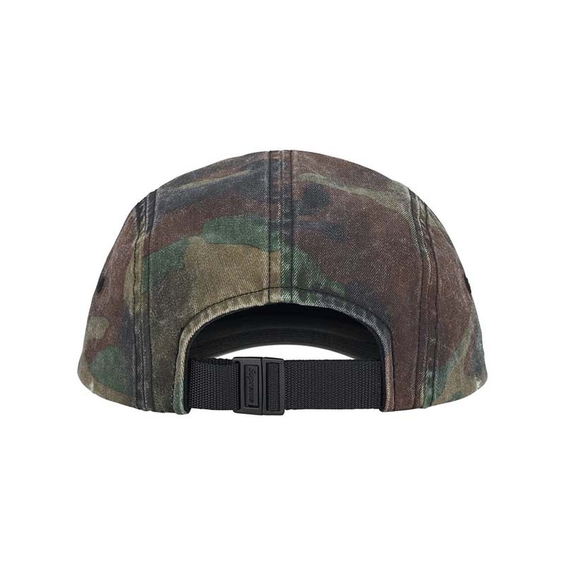 Supreme Overdyed Camp Cap 五分割帽 帽子 染色 迷彩 綠色 SS26H92-WO [台灣現貨]