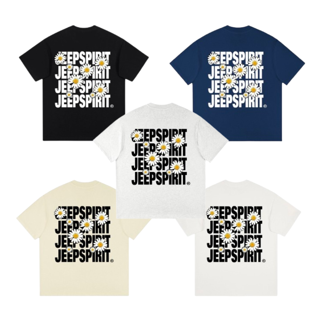 JEEP SPIRIT 美式小雛菊LOGO 重磅短踢 JCJE-Y02