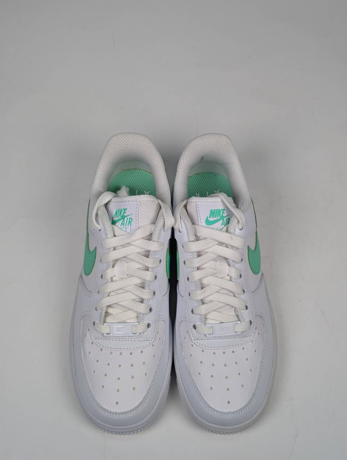 微瑕疵-左右腳中底鞋底色差 315115-164 W6 NIKE AIR FORCE 1 AF1 TIFFANY 薄荷綠