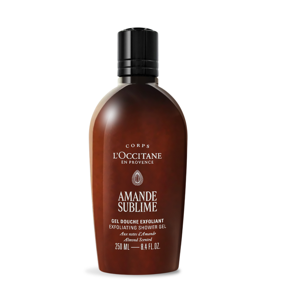 L'OCCITANE 歐舒丹 杏仁極緻去角質沐浴膠(250ml)-百貨公司貨