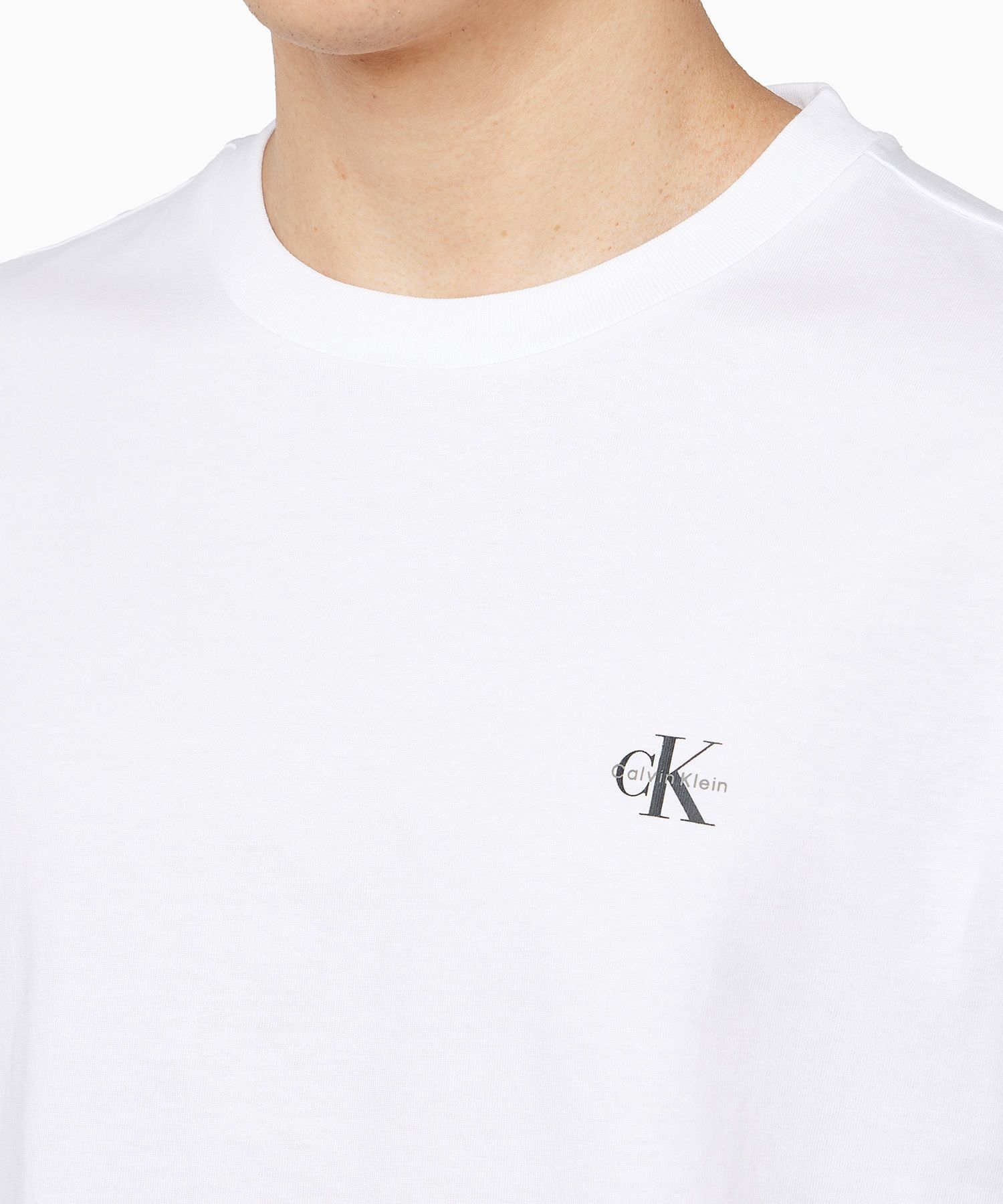 Calvin Klein Jeans 2件組 中性 Logo 素色短袖T恤 4RAB2173GE