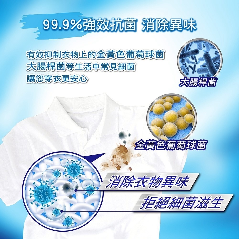 妙管家潔淨消臭洗衣精補充包1800g