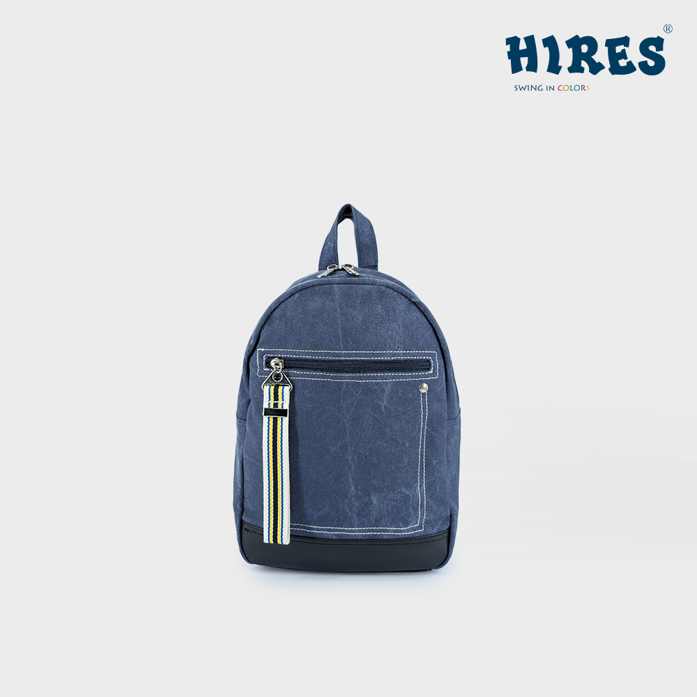 【 HIRES 】方正人生系列 韓系織帶丹寧小後背包