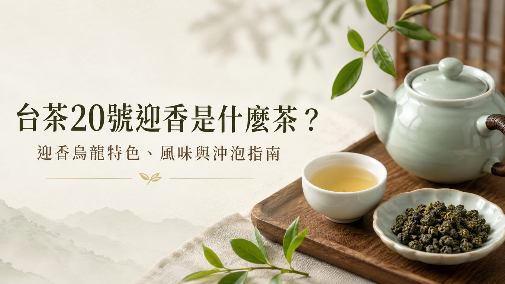 台茶20號迎香是什麼茶？迎香烏龍特色、風味與沖泡指南