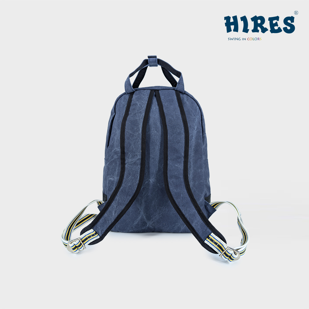 【 HIRES 】方正人生系列 韓系織帶丹寧大型後背包