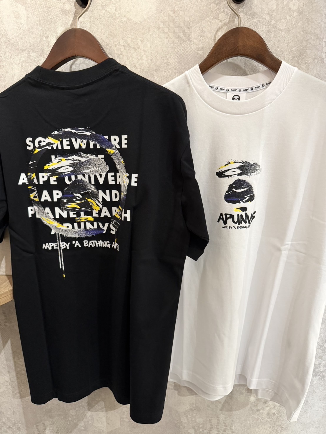 AAPE 潑墨猿猴 短袖上衣 短T