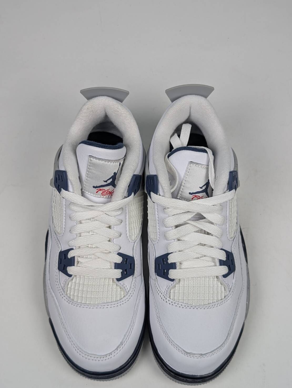 微瑕疵-左右腳中底鞋底色差右腳鞋面刮痕 408452-140 5Y Air Jordan 4 Retro "Midnight Navy " (GS) 午夜藍 女款